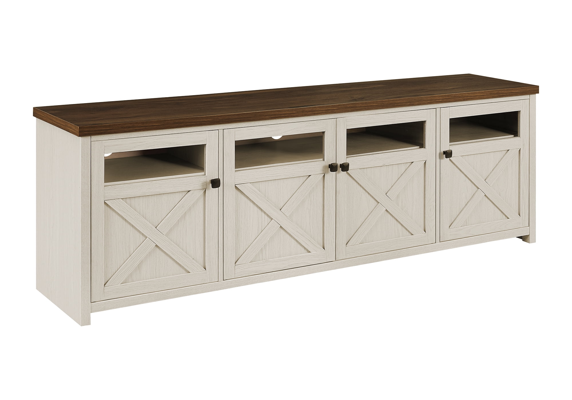 Monarch Specialties - I 2769 Tv Stand, 72 Inch, Console, Living Room, Bedroom, Washed Oak Laminate