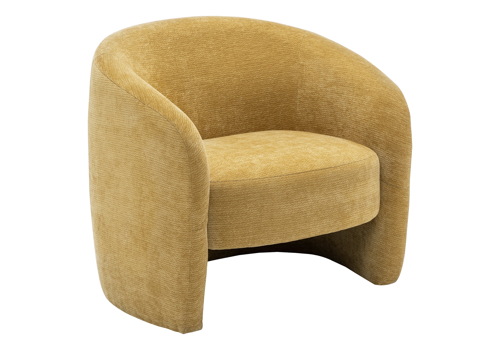 Monarch Specialties - I 8022 Accent Chair, 29"H, Upholstered, Living Room, Bedroom, Gold Fabric
