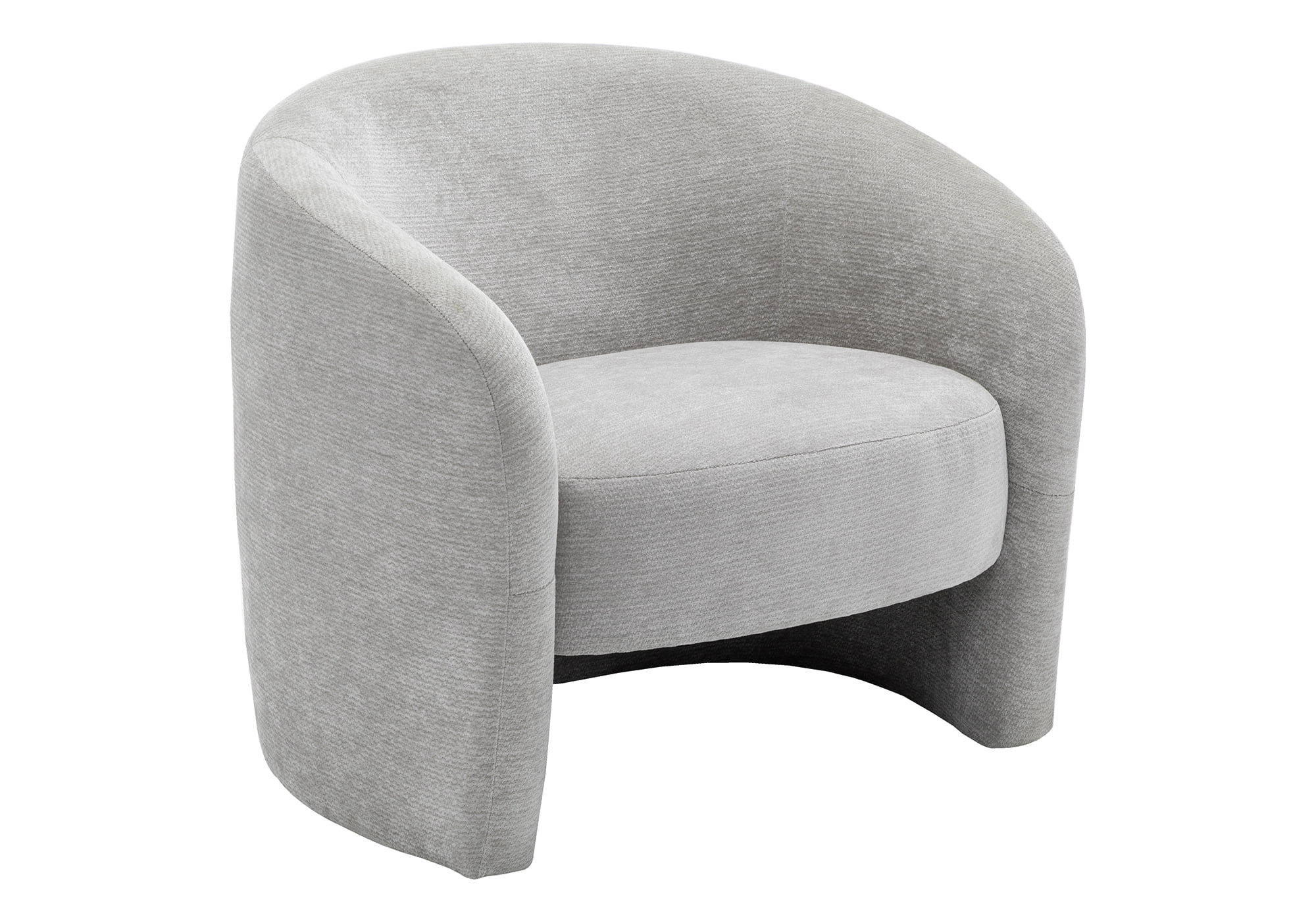 Monarch Specialties - I 8024 Accent Chair, 29"H, Upholstered, Living Room, Bedroom, Light Grey Fabric