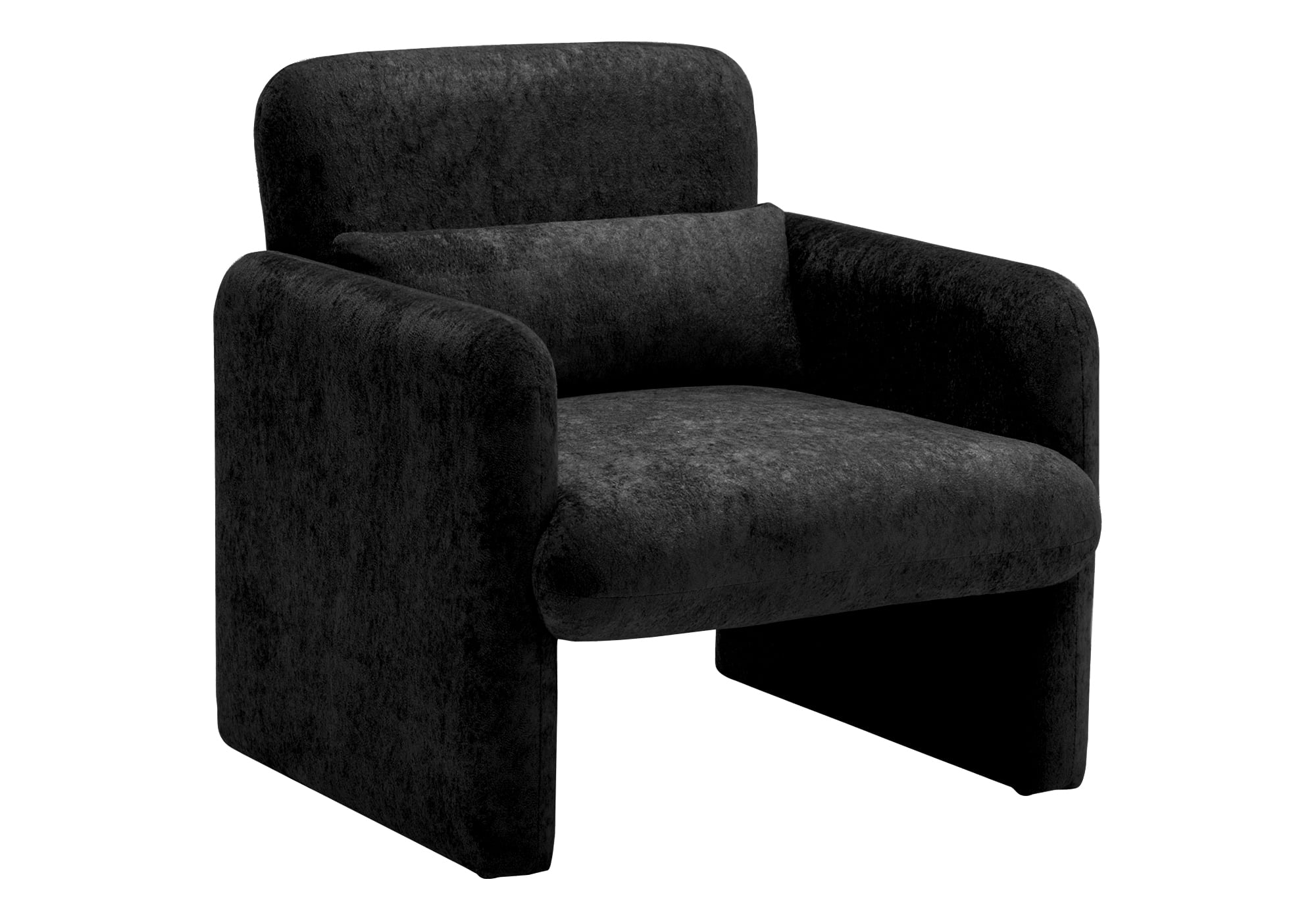 Monarch Specialties - I 8028 Accent Chair, 31"H, Upholstered, Living Room, Bedroom, Black Fabric