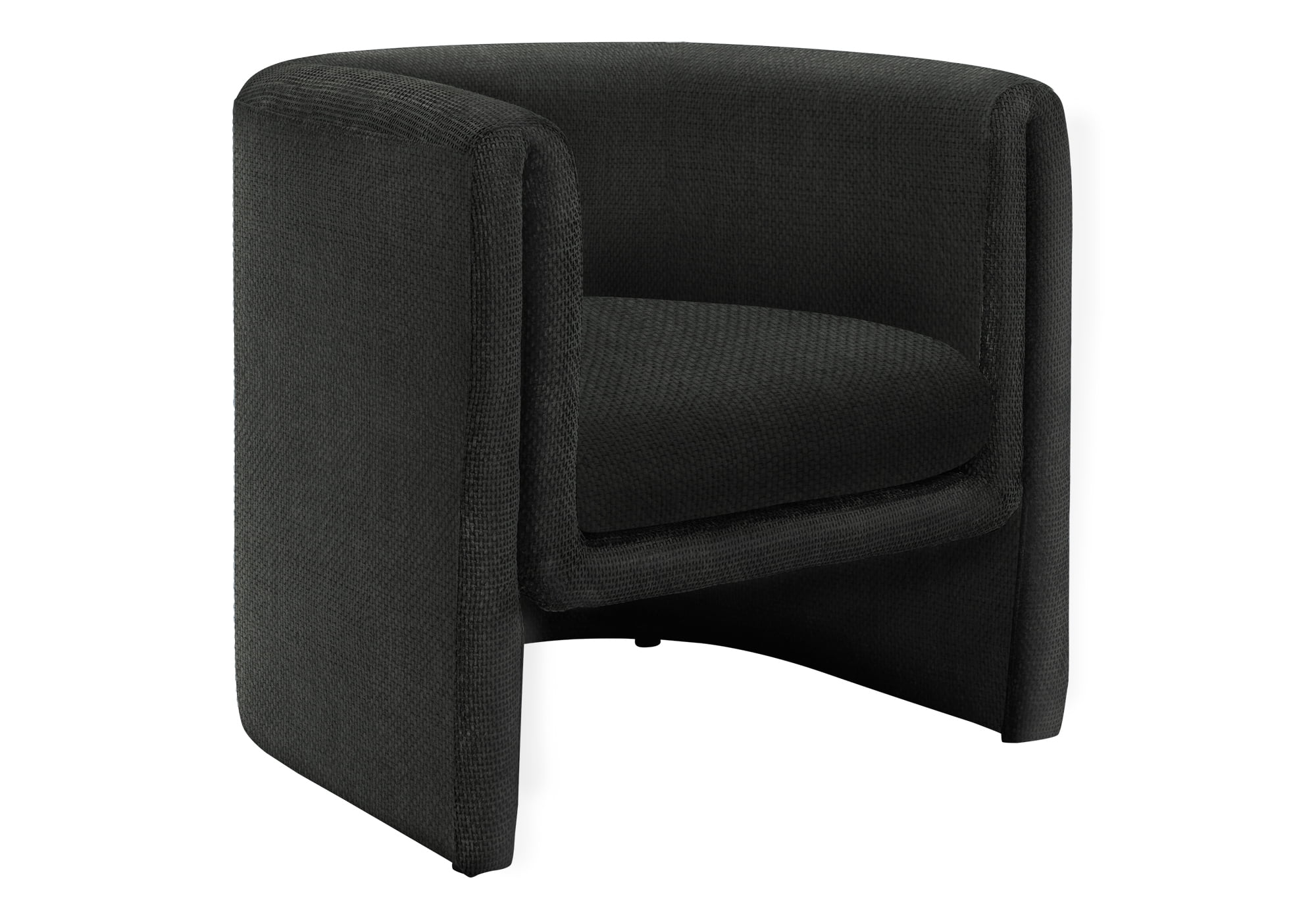 Monarch 30"H x Fabric Upholstered Accent Chair in Black