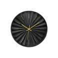 thumbnail image 1 of Clocks - 12" Round - Wall Clock - Black Face - Black Plastic Frame - Modern, 1 of 3