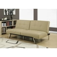 thumbnail image 1 of Monarch Specialties Leatherlook Split Back Futon, Multiple Colors, 1 of 3