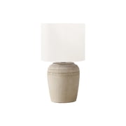 Monarch Specialties I 9779 Lighting, 17H, Table Lamp, Beige Ceramic