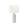 thumbnail image 1 of Lighting - 23"h - Table Lamp - Cream Ceramic - Ivory/Cream Shade - Contemporary, 1 of 3