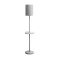 thumbnail image 1 of Monarch 62"H, Floor Lamp, Grey Metal, White Marble, Contemporary, Modern, 1 of 3
