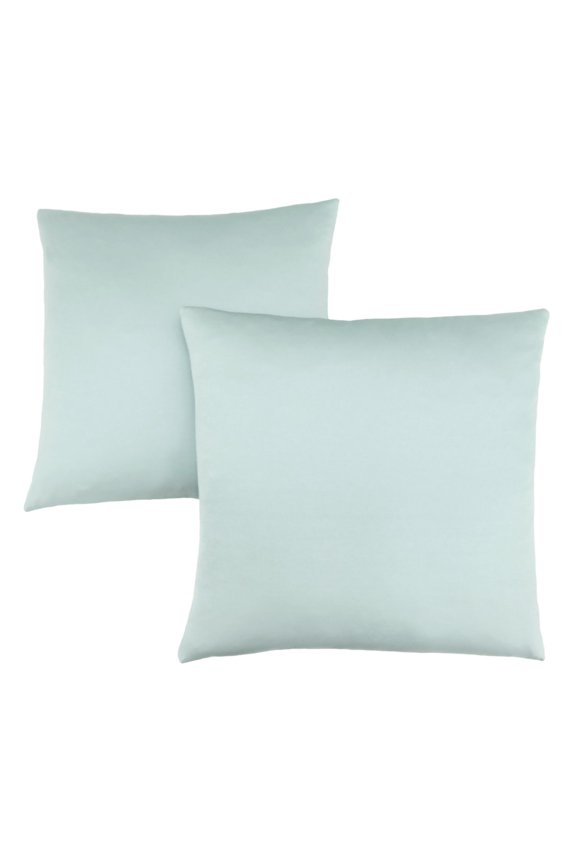 Pillows, Set Of 2, Accent, Sofa, Couch, Bedroom, Blue Hypoallergenic Polyester