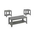 thumbnail image 1 of Monarch Specialties Table Set, 3pcs Set, Coffee, End, Side, Accent, Living Room, Grey Laminate, 1 of 2