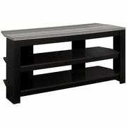 Monarch Specialties Tv Stand, 42 Inch, Console, Living Room, Bedroom, Black And Grey Laminate