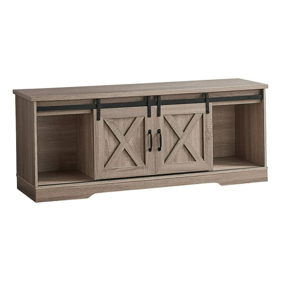 Monarch Specialties Tv Stand, 60 Inch, Console, Living Room, Bedroom, Brown Laminate