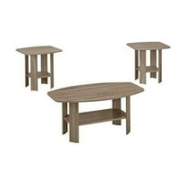 Monarch Table Set 3Pcs Set / Dark Taupe