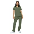 thumbnail image 1 of Monarch Uniforms Scrub Sets in Regular and Petite Stretchy Scrubs for Women Set of Scrub Top and Scrub pants, 1 of 2