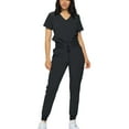 thumbnail image 1 of Monarch Uniforms Stretchy Scrubs Women's Jogger Scrub Set In Regular and Petite Jogger Scrubs with Tuck-In Top for Women, 1 of 5