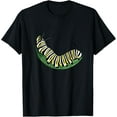 thumbnail image 1 of Monarch butterfly milkweed caterpillar- entomology T-Shirt, 1 of 4