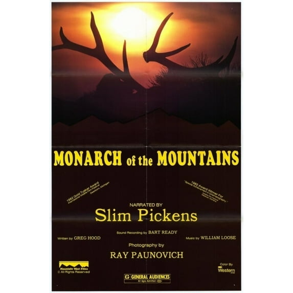 Monarch of the Mountains Movie Poster Print (27 x 40) - Item # MOVEH6623