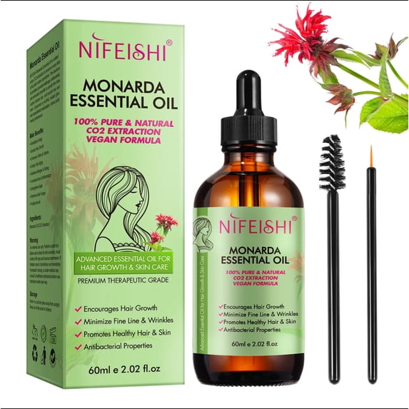 Monarda Oil Hair Treatment -60 ML- Deep Moisture, Hair Growth - Advanced Formula