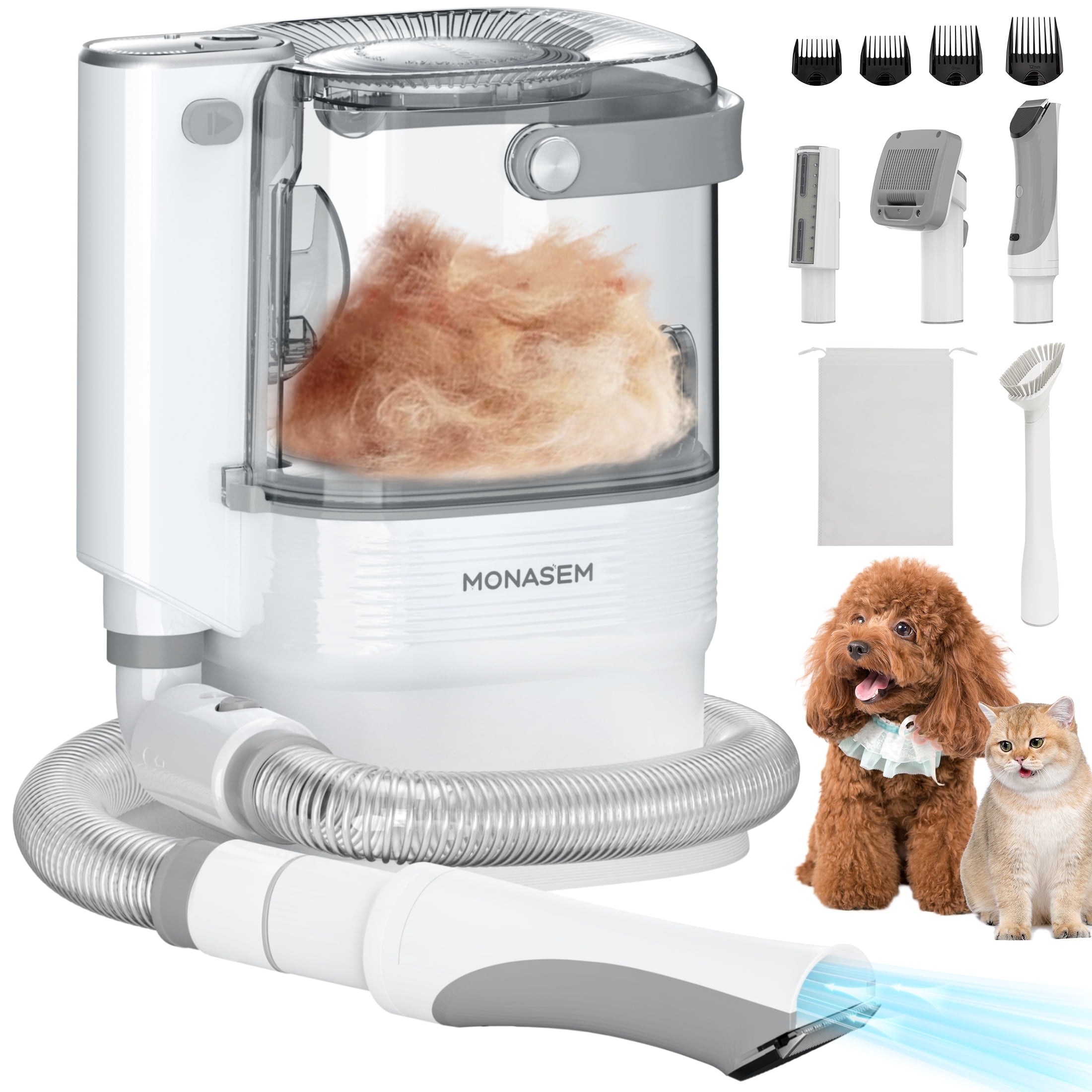 PUPCAの6in1 Pet Grooming Vacuum グルーミング掃除機 Amazon.com: PUPCA Dog Grooming Kit, 6 in 1 Pet Vacuum