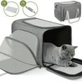 thumbnail interactive-video image 1 of Monasem Expandable Pet Carrier, Airline Approved Collapsible Soft-Sided Carrier for Cats, Puppies, and Small Dogs (19"x 13"x 13"), 1 of 9