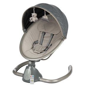 Monbebe 5-Mode Baby Swing with Bluetooth, Castle Point