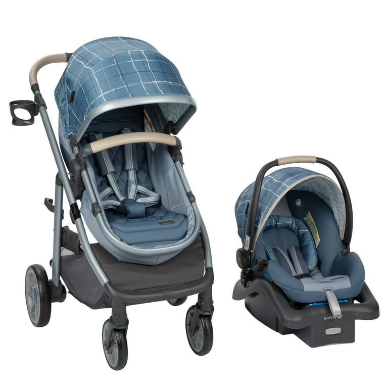 MONBEBE Monbebe 6-in-1 Modular Travel System, Plaid, Infant
