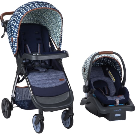 Monbebe Blaze Travel System All-Terrain Stroller with Infant Car Seat, Boho