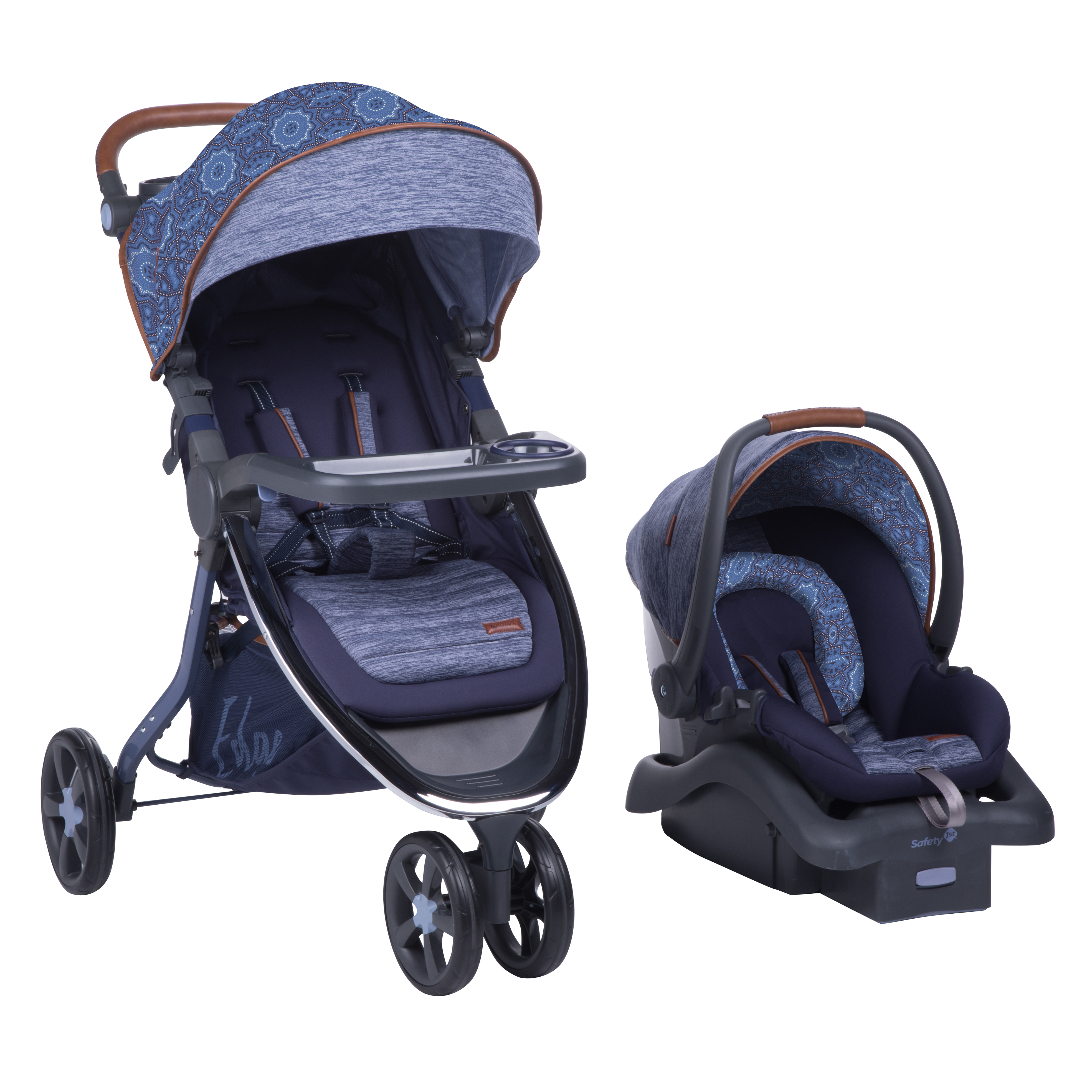 Monbebe Edge Travel System Stroller and Rear-Facing Infant Car Seat, Boho - image 1 of 13