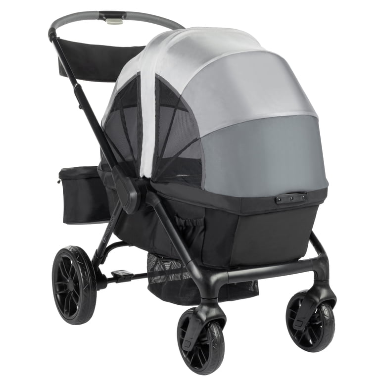 Monbebe Everyday Outings Wagon Stroller, Cobblestone Grey, Toddler