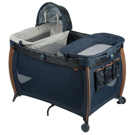 Monbebe Flex Deluxe Baby Play Yard with Bassinet and Changer, Camo