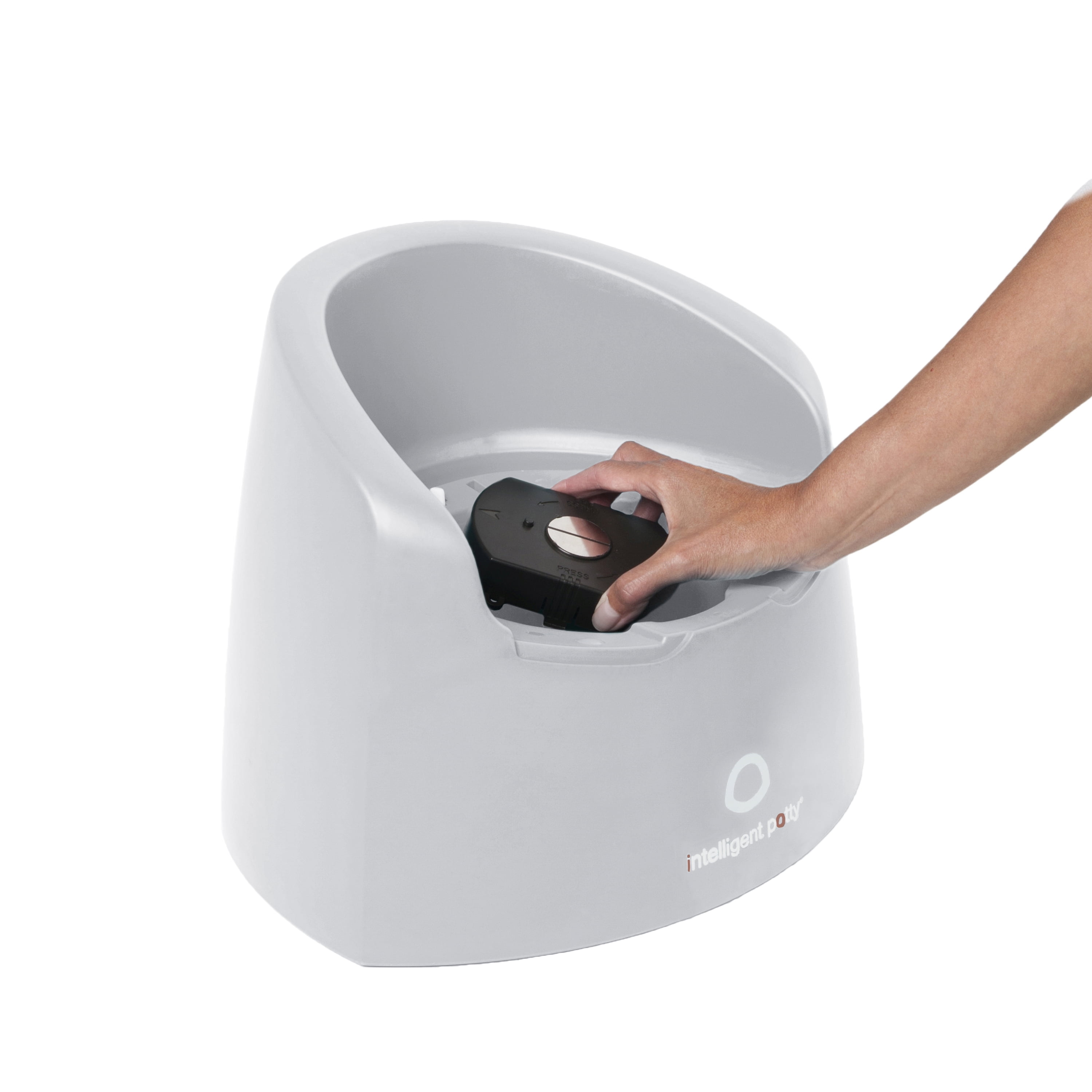 Monbebe Intelligent Potty Training Toilet with Sound, Stone Gray