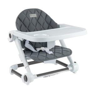 Monbebe Portable Foldable Toddler Booster Seat, Grey