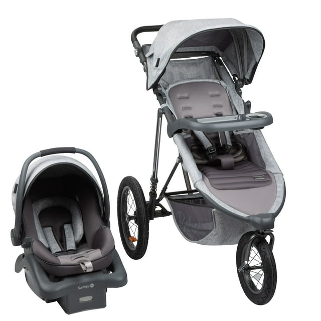 Monbebe Rebel II All-in-One Travel System Stroller with Rear-Facing Infant Car Seat