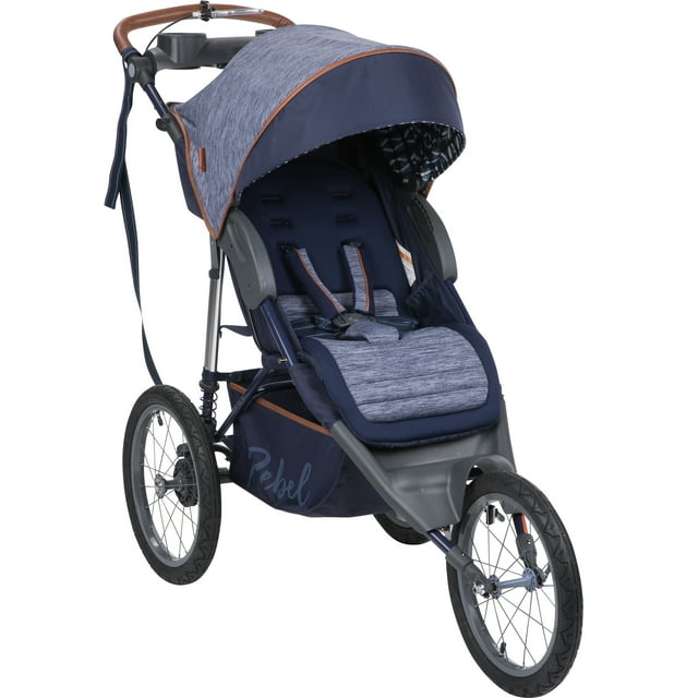 Monbebe Rebel Jogging Stroller with hand brake, Boho