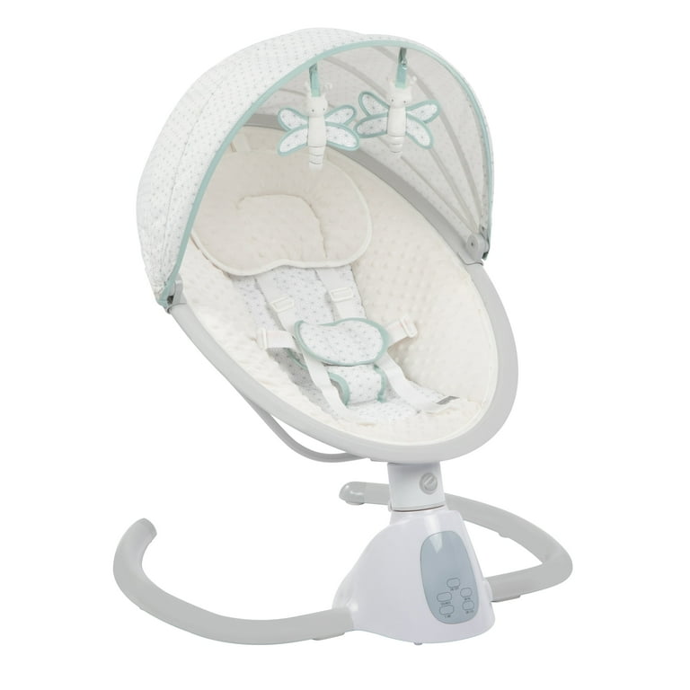 Monbebe Tranquility Bluetooth Enabled Indoor Baby Swing, Stardust