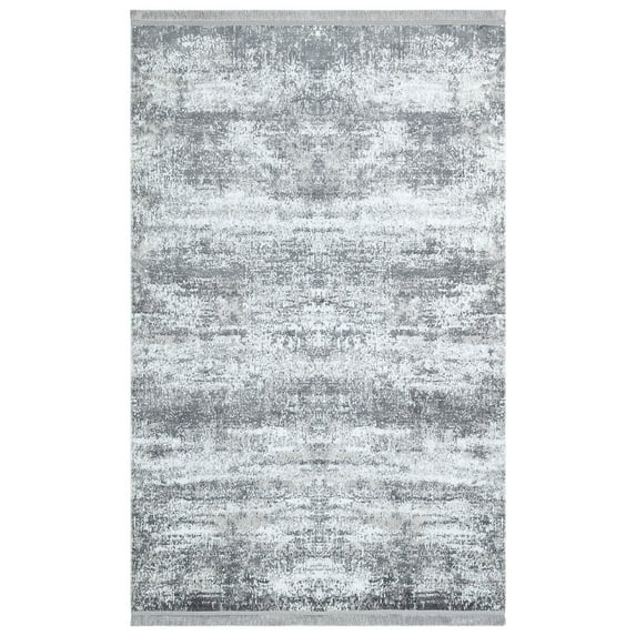 Moncalieri Grey Modern Area Rugs for Living Room Jacquard Textured Modern Rugs Soft Geometric Rug for Bedroom Mid Century Washable Rug Non-Slip Bohemian Carpet Perfect for Dining Room Office Beige