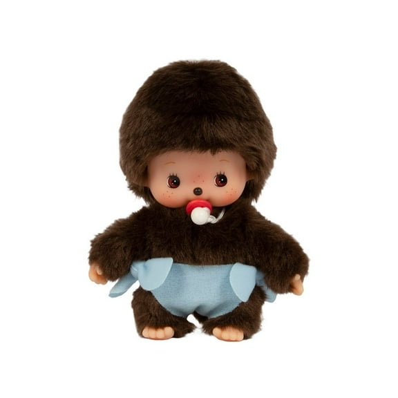 Monchhichi Soft Child Stuffed Animals & Plush Toys, Polyester Brown, 3 x 3 x 4 Inches, 3.52 oz