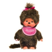 Monchhichi Standard Girl with Pink Bib