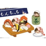 Monchhichi - Sushi Wall Poster, 14.725" x 22.375"