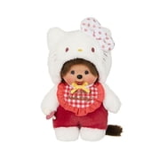Monchhichi x Hello Kitty Monchhichi Dressed as Hello Kitty 7.87 Gingham Plush Toy