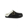 thumbnail image 1 of Moncler Bell Mules With Faux Shearling Lining Black (Women's), 1 of 3