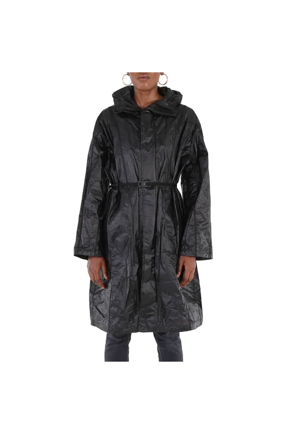 Black Genius Ciklon Hooded Rain Coat, Brand Size 2 (Medium)