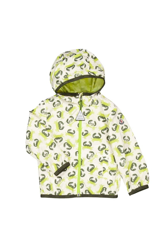 Boys Carama Crab Print Hooded Jacket, Size 2Y