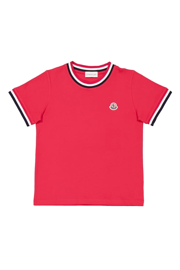 Boys Logo Patch Cotton T-Shirt, Size 8Y