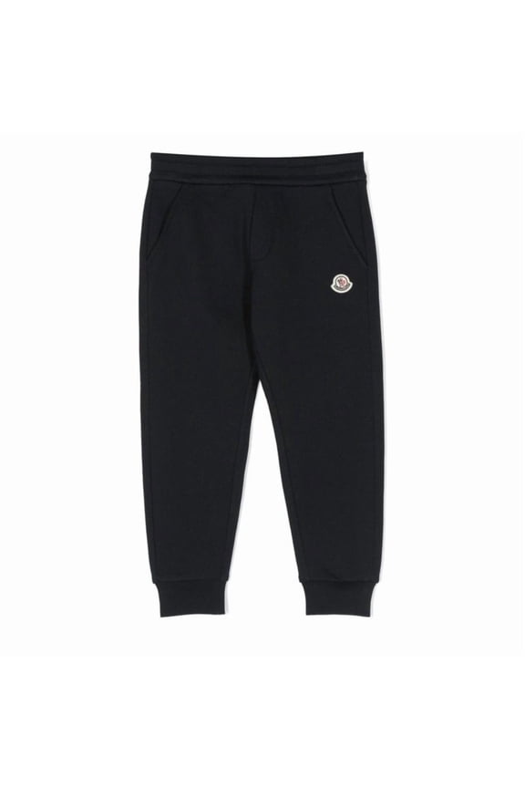 Boys Logo-Patch Cotton Track Pants, Size 4Y