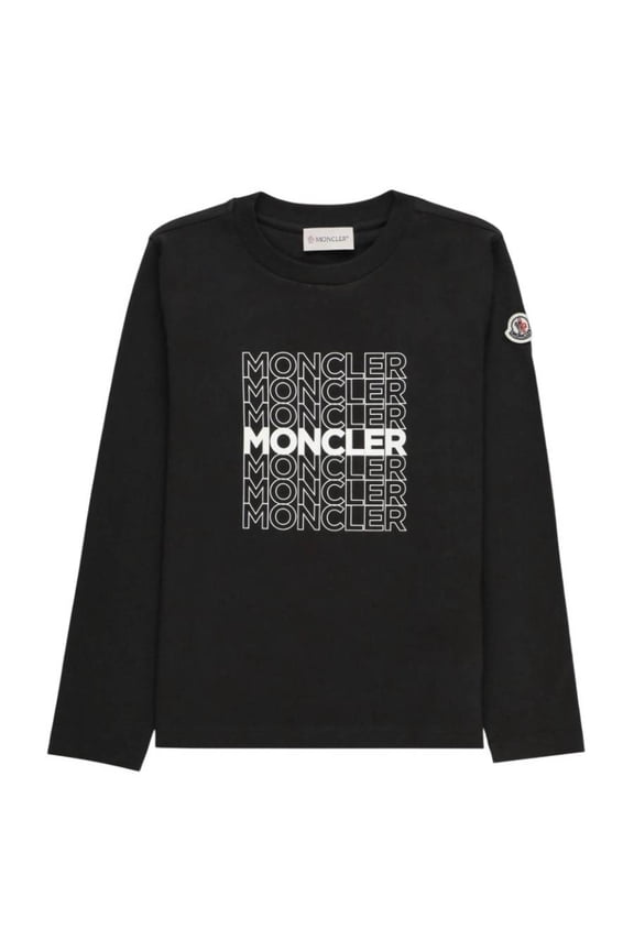 Boys Long-Sleeve Logo T-Shirt, Size 8Y