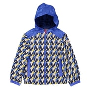 Moncler Boys Monogram Print Hooded Jacket, Size 8Y