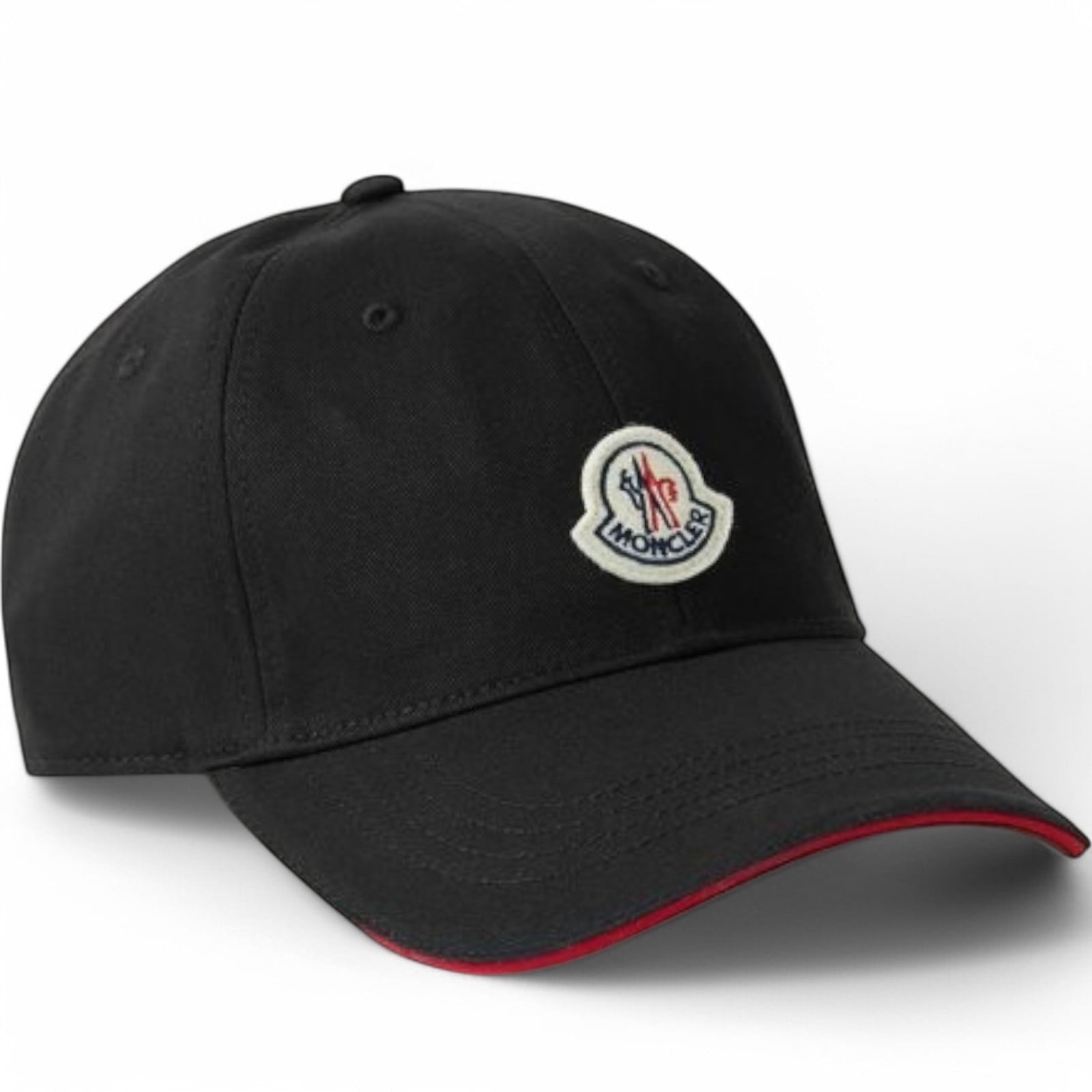 Moncler Classic Unisex Cotton Baseball Cap, Black, One Size