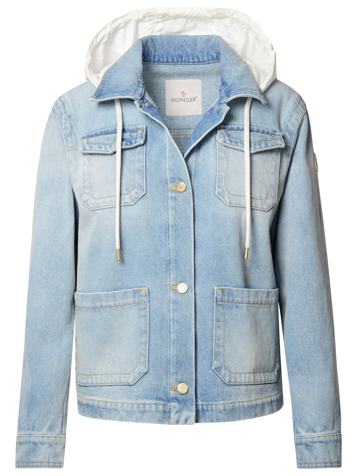 Moncler Donna Melissa Light Blue Denim Jacket Walmart