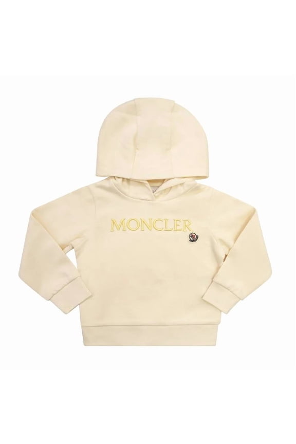 Embroidered Logo Cotton Sweater, Size 8Y