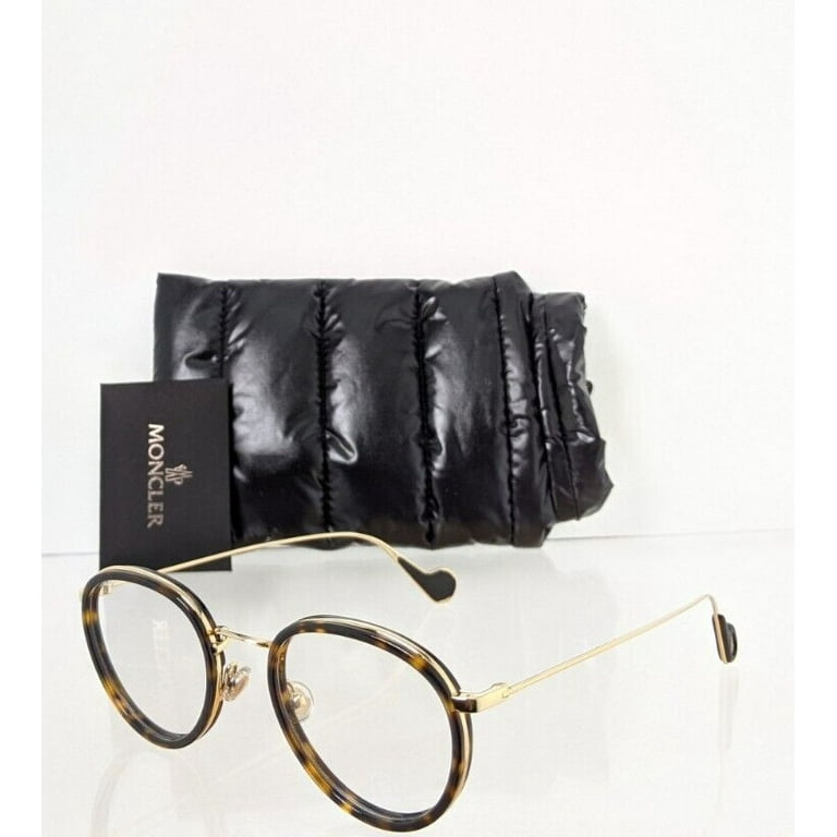 メガネ Moncler Glasses Frame ML5008 001 Horn Retro Unisex Eyeglasses Moncler ML 5008 001 Shiny Black Clear Lens at