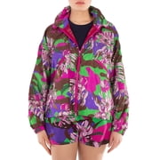 Moncler Floral-Print Long Sleeve Jacket, Brand Size 3 Large
